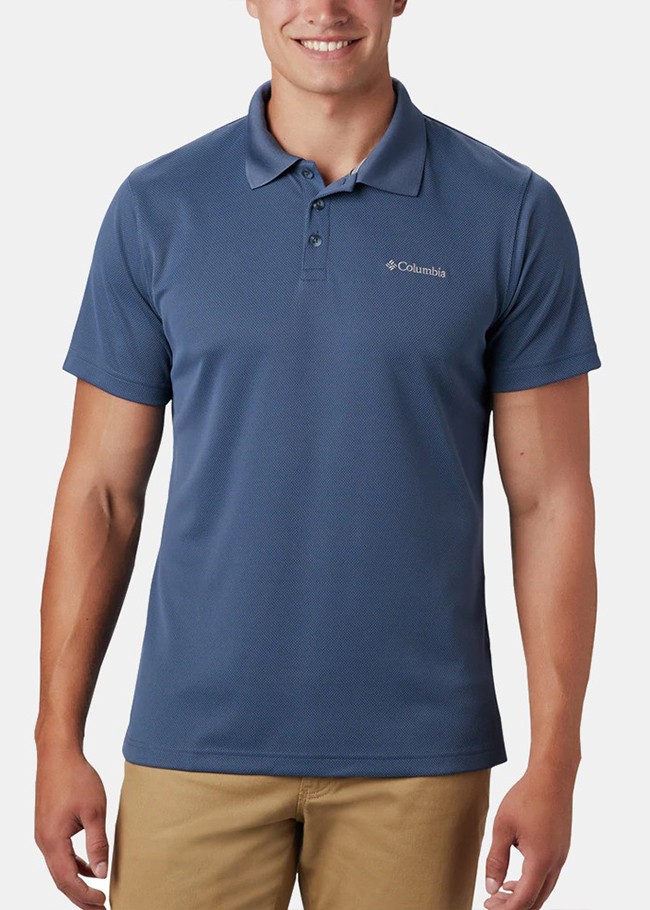 Поло мужское Columbia UTILIZER™ POLO синее 1772051-478 изображение 2