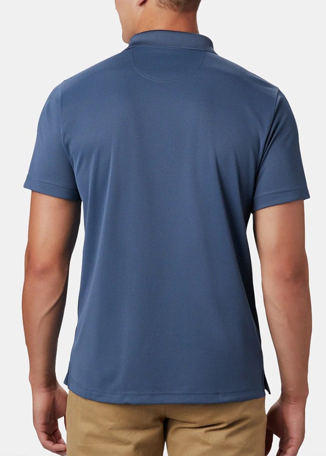 Поло мужское Columbia UTILIZER™ POLO синее 1772051-478 изображение 3