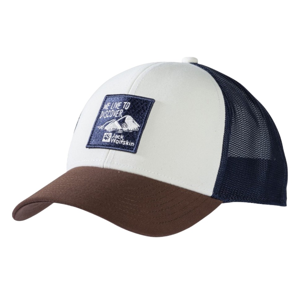 Бейсболка Jack Wolfskin BRAND CAP коричнева 1911242-2699 — фото 1