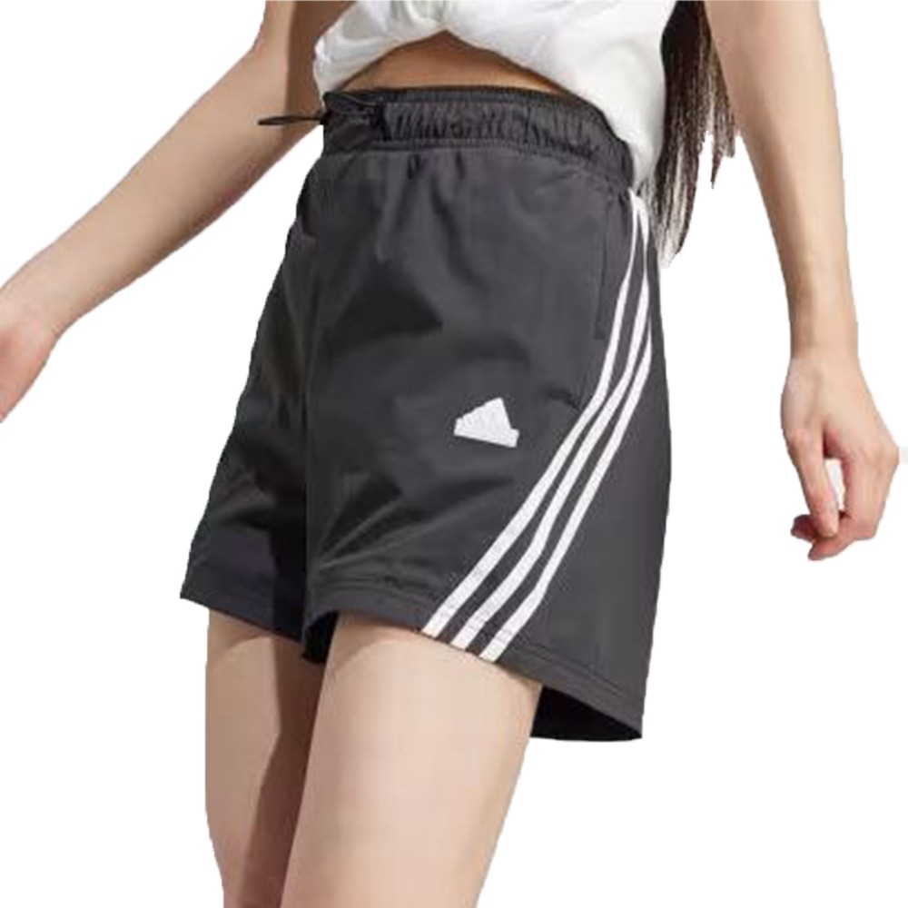 Шорты женские Adidas W FI 3S WVN SHO черные IP1568 изображение 1