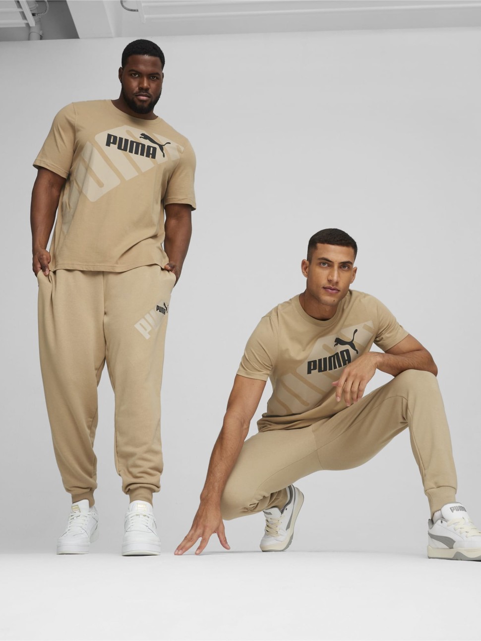 Футболка чоловіча Puma PUMA POWER Graphic Tee бежева 67896083 — фото 4