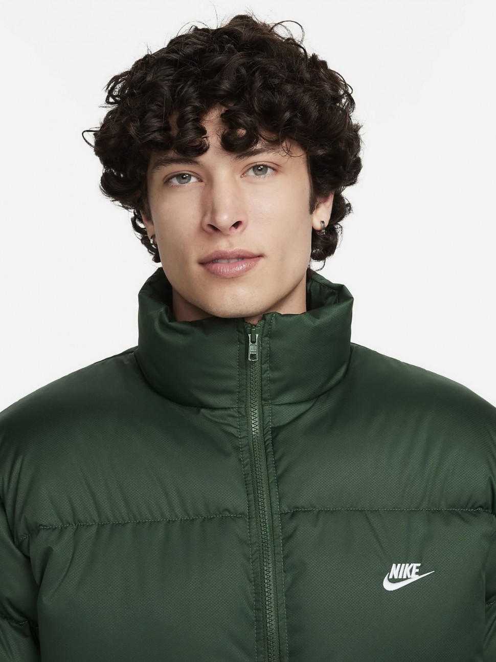 Куртка чоловіча Nike M NK CLUB PUFFER JKT зелена FB7368-323 — фото 5