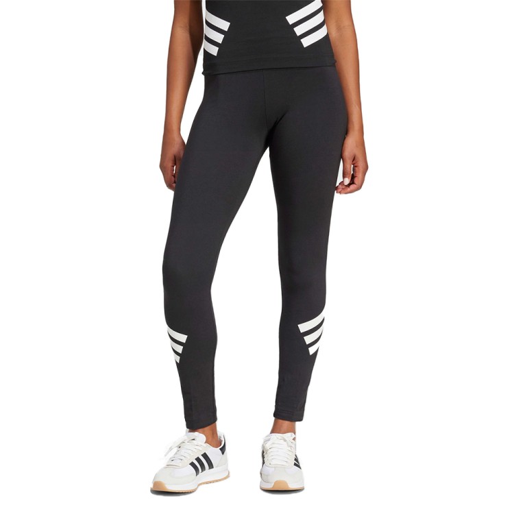 Леггинсы женские Adidas W FI 3S LEGGING черные JE0215 изображение 1