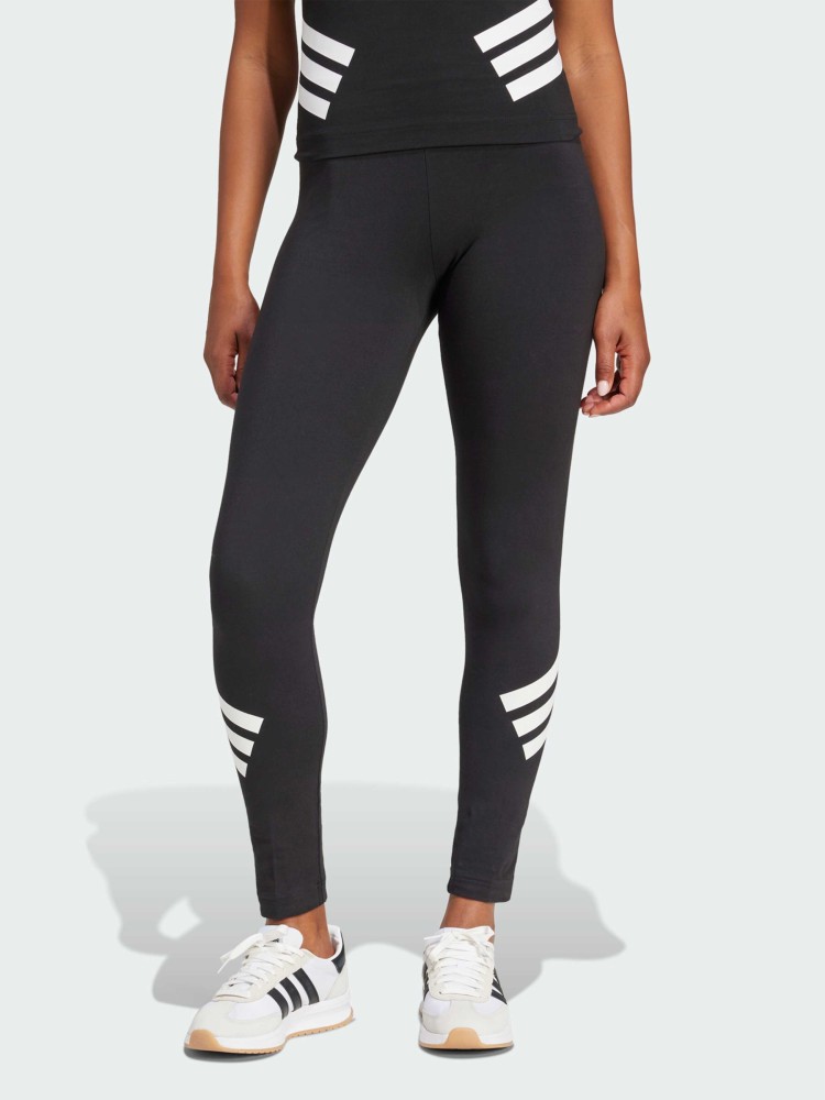 Леггинсы женские Adidas W FI 3S LEGGING черные JE0215 изображение 2