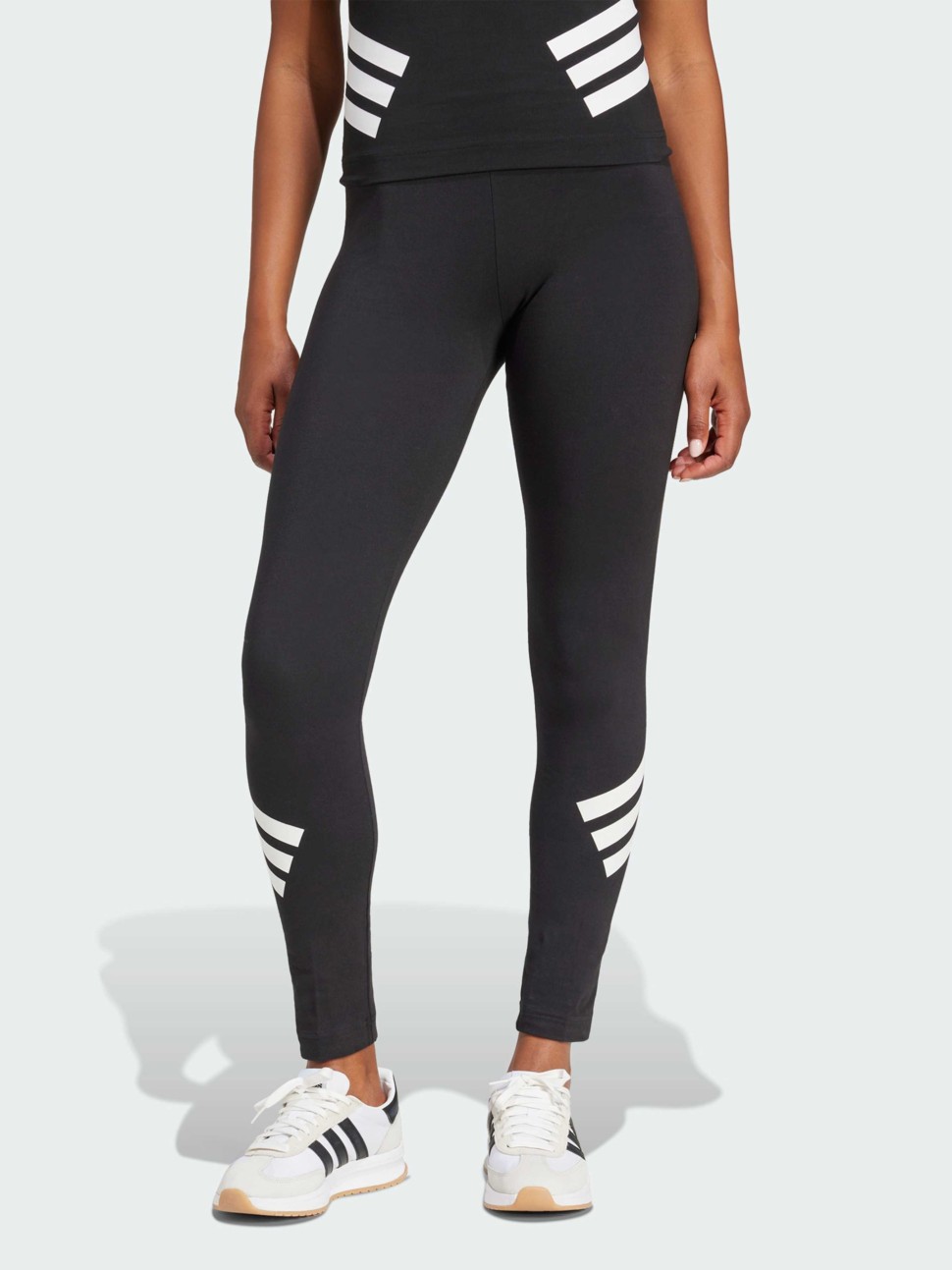 Легінси жіночі Adidas W FI 3S LEGGING чорні JE0215 — фото 2