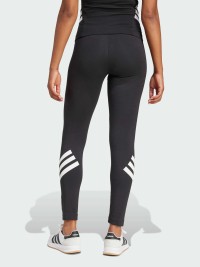 Леггинсы женские Adidas W FI 3S LEGGING черные JE0215 изображение 3