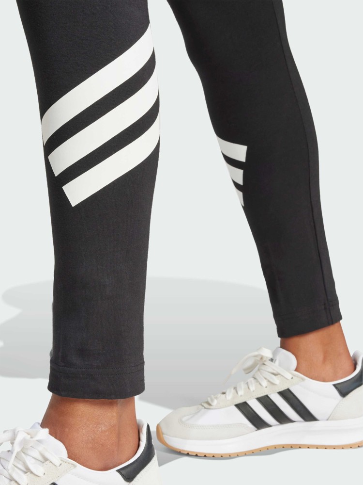 Леггинсы женские Adidas W FI 3S LEGGING черные JE0215 изображение 5