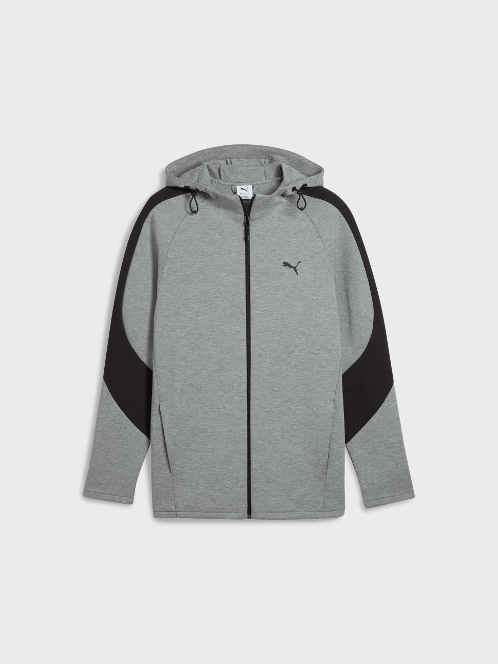 Толстовка чоловіча Puma EVOSTRIPE Core FZ Hoodie сіра 63152903 — фото 2