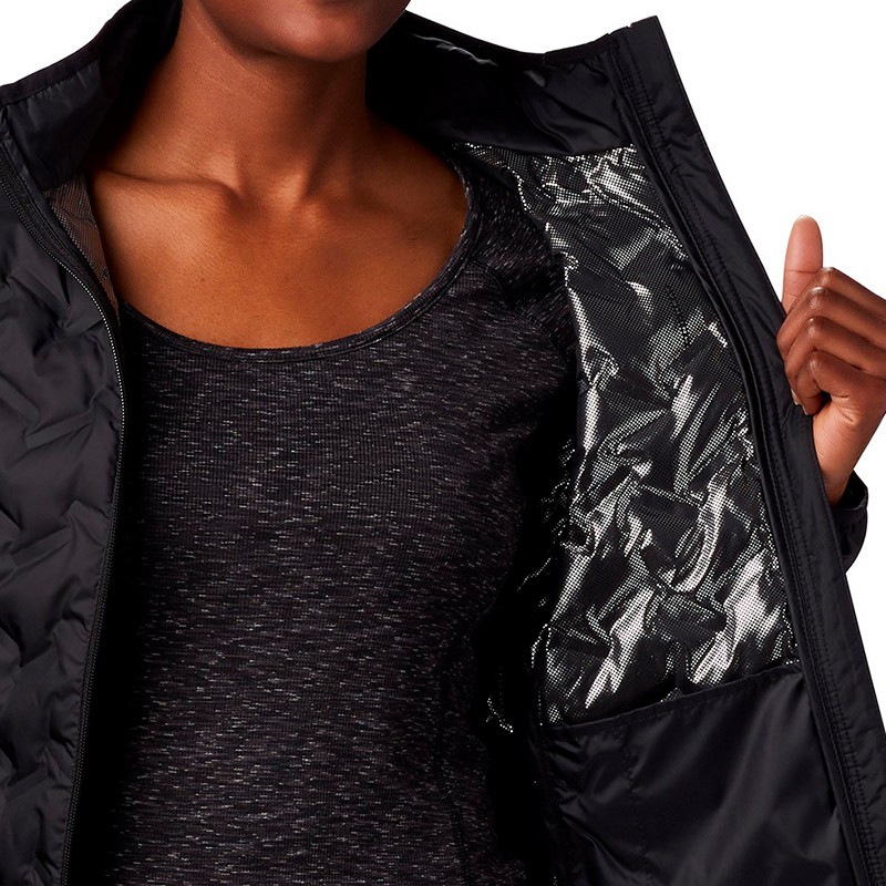 Куртка женская Columbia Delta Ridge™ Down Jacket черная 1875921-010 изображение 3