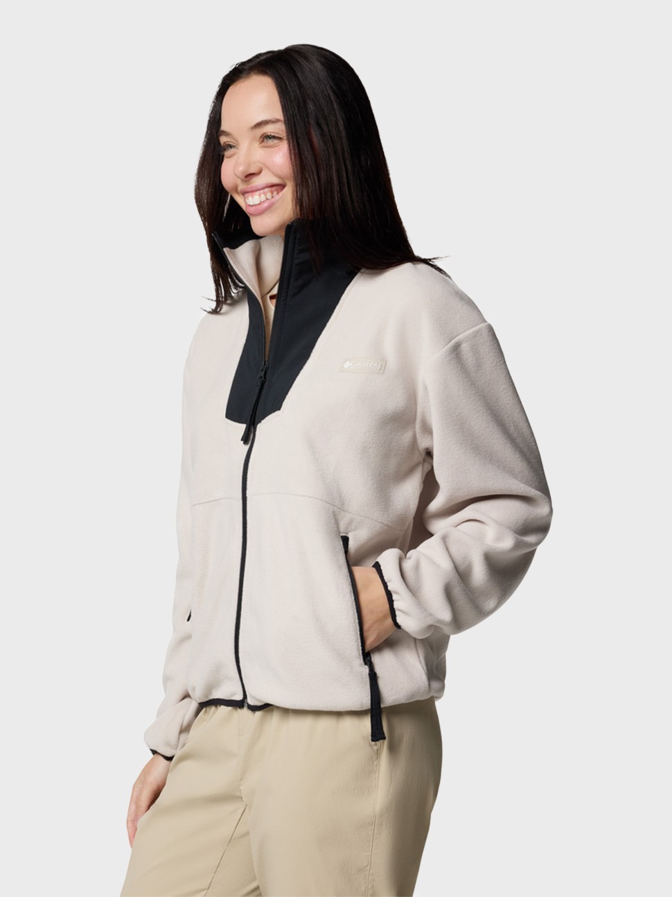 Толстовка жіноча Columbia Sequoia Grove™ Full Zip Fleece бежева 2085311-277 — фото 3