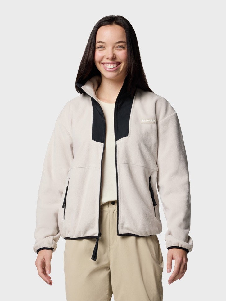 Толстовка жіноча Columbia Sequoia Grove™ Full Zip Fleece бежева 2085311-277 изображение 5