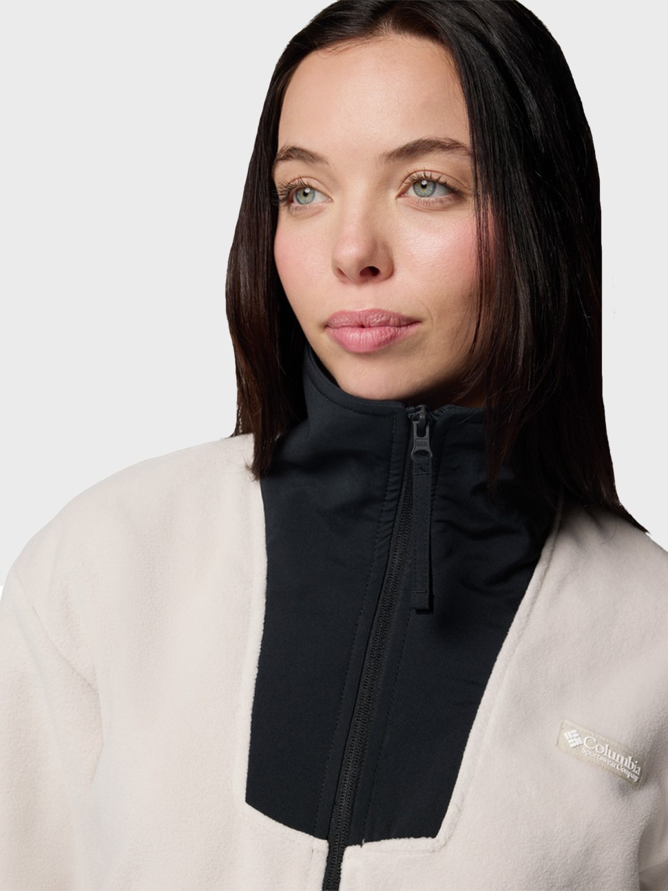Толстовка жіноча Columbia Sequoia Grove™ Full Zip Fleece бежева 2085311-277 — фото 6