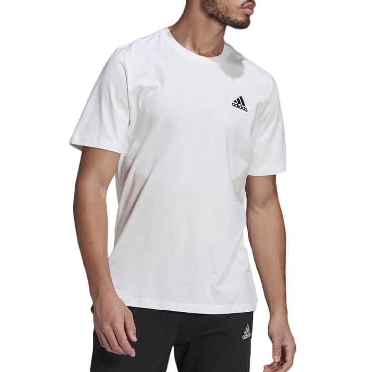 Футболка мужская Adidas M Sl Sj T белая GK9640 изображение 1