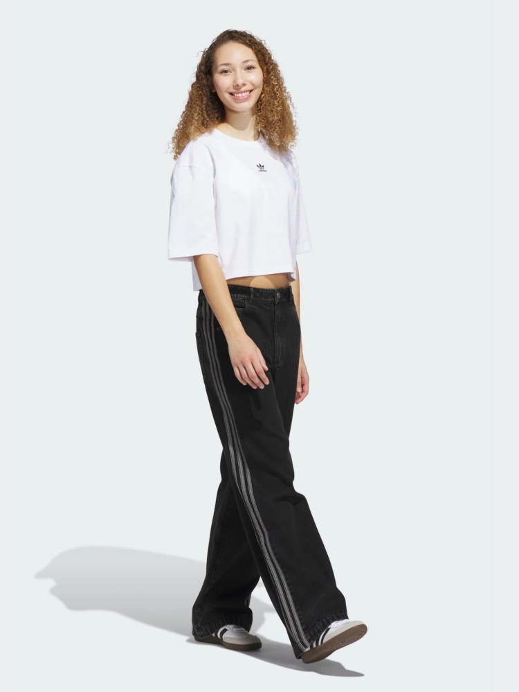 Футболка жіноча Adidas ESS CROP TEE біла JJ3385 изображение 6