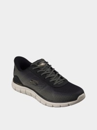 Кроссовки мужские Skechers Slip-ins: Track – Revno оливковые 233038 OLBK изображение 3