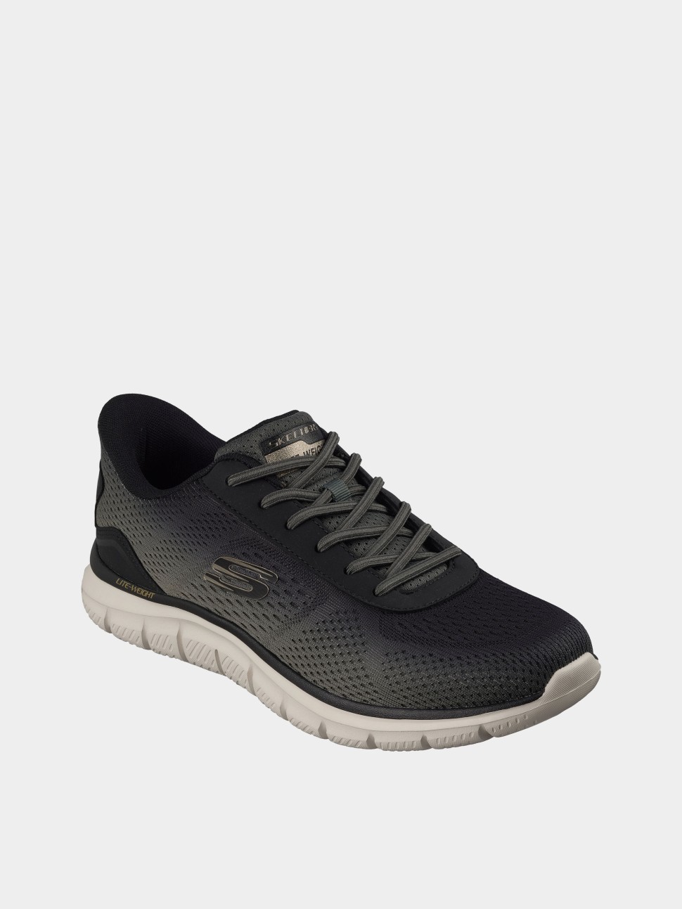 Кроссовки мужские Skechers Slip-ins: Track – Revno оливковые 233038 OLBK — фото 3 — Sport City Кроссовки мужские Skechers Slip-ins: Track – Revno оливковые 233038 OLBK — фото 3