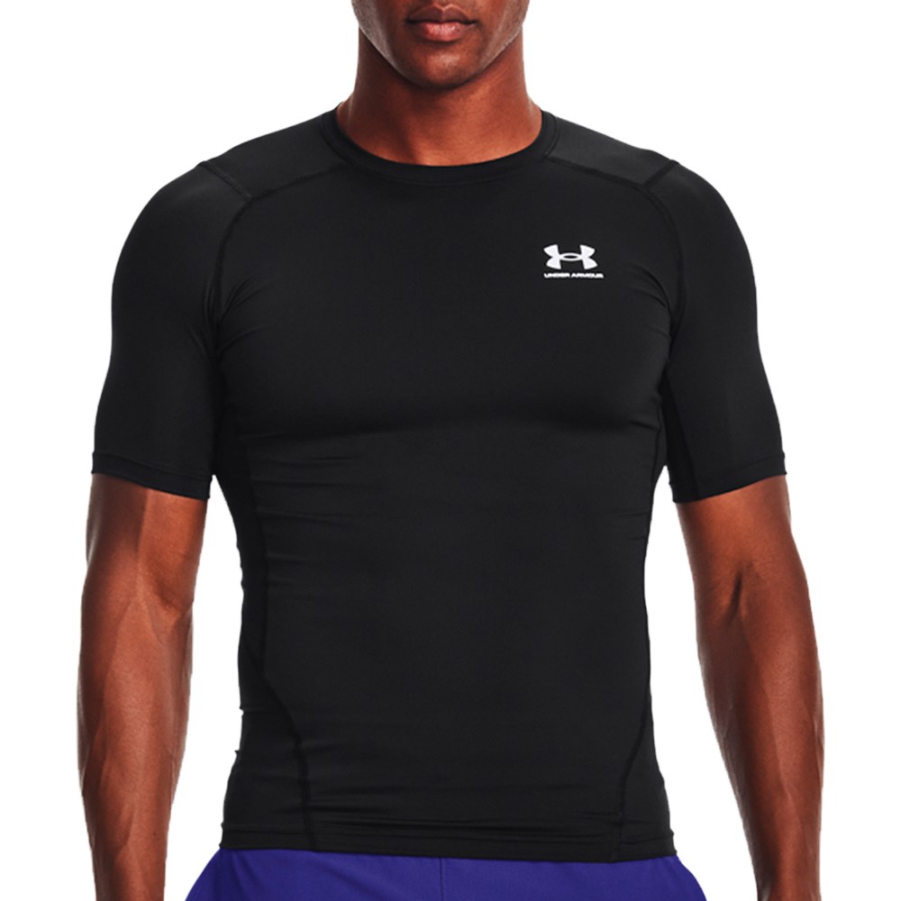 Футболка мужская Under Armour Ua Hg Armour Comp Ss черная 1361518-001 изображение 1