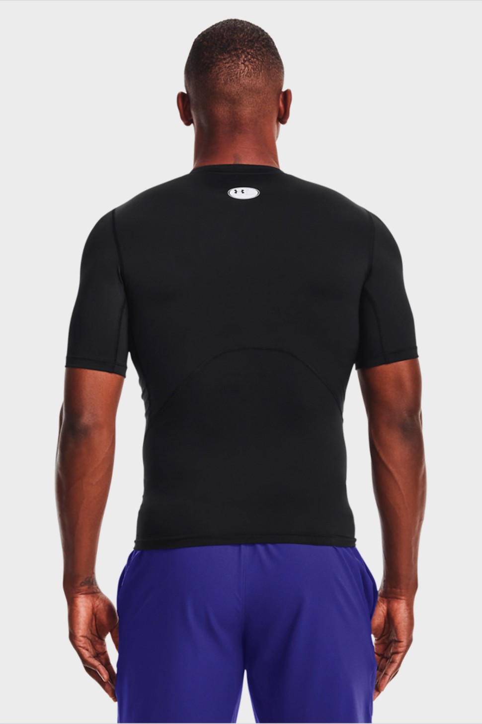 Футболка чоловіча Under Armour Ua Hg Armour Comp Ss чорна 1361518-001 — фото 3
