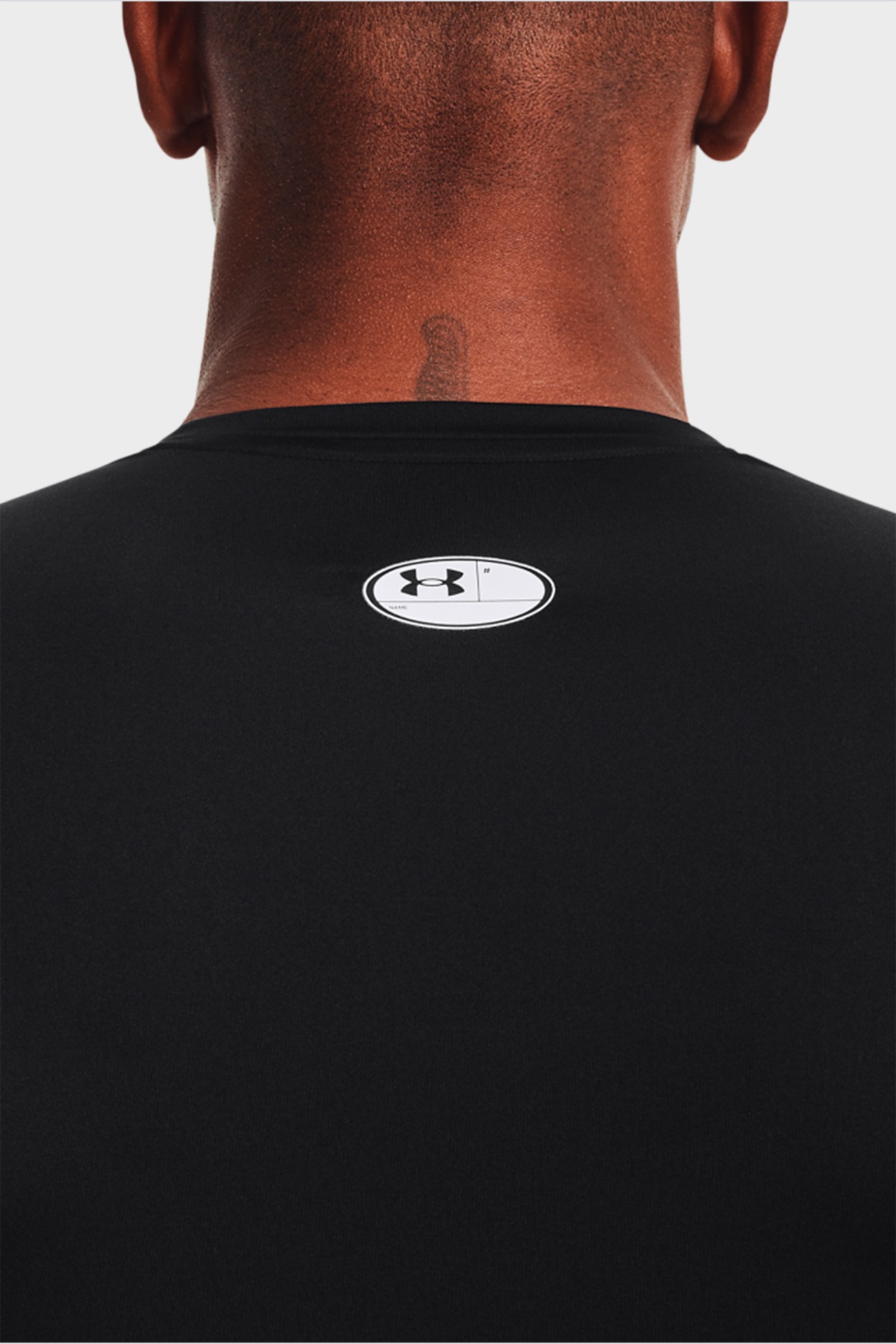 Футболка мужская Under Armour Ua Hg Armour Comp Ss черная 1361518-001 изображение 4