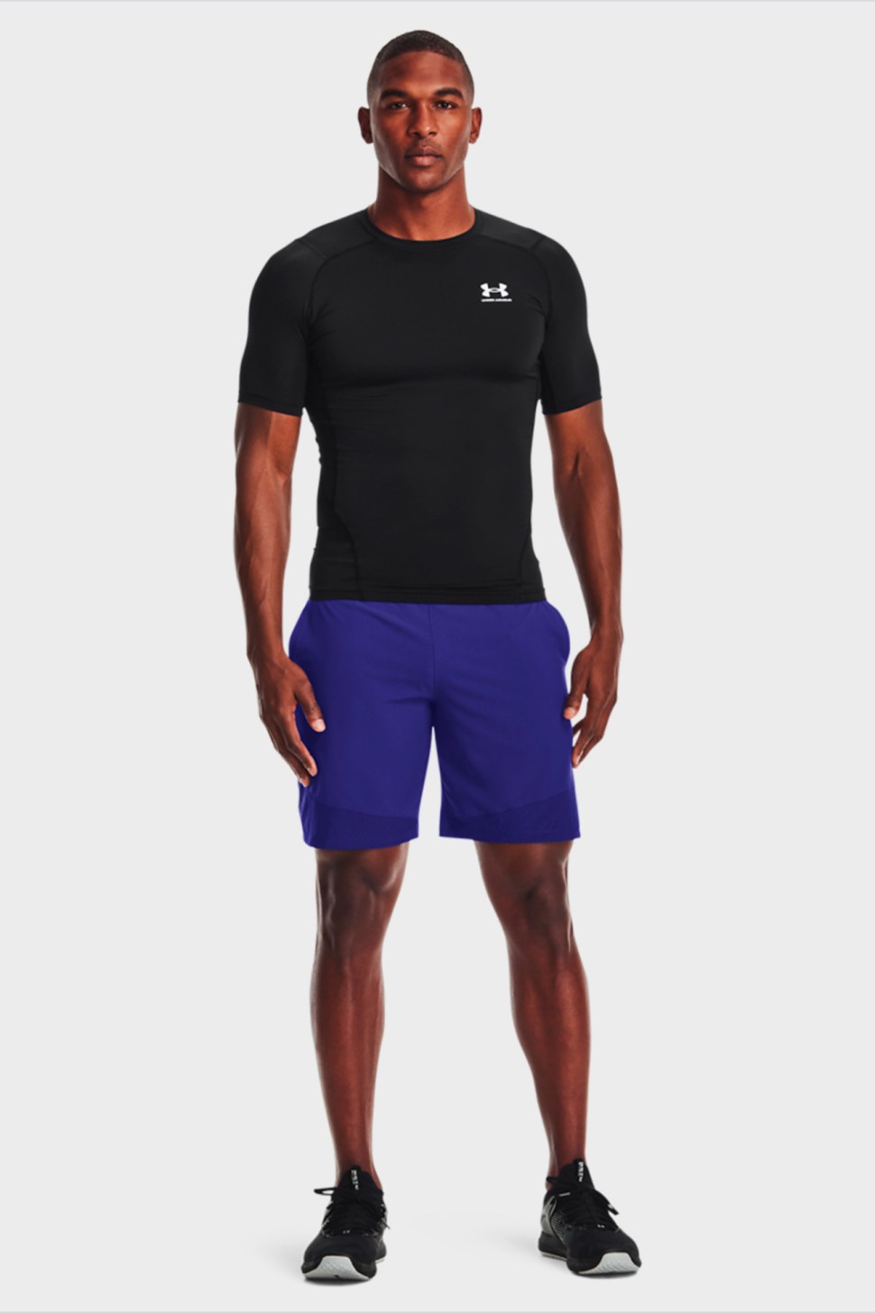 Футболка чоловіча Under Armour Ua Hg Armour Comp Ss чорна 1361518-001 — фото 5