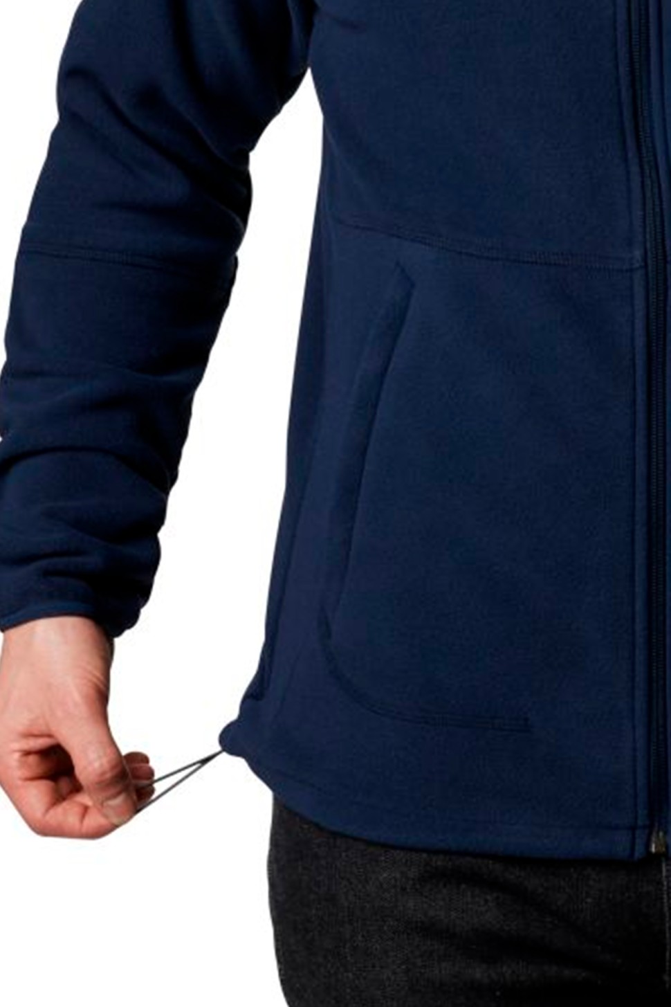 Толстовка чоловіча Columbia RAPID EXPEDITION™ FULL ZIP FLEECE темно-синя 1909073-464 — фото 5
