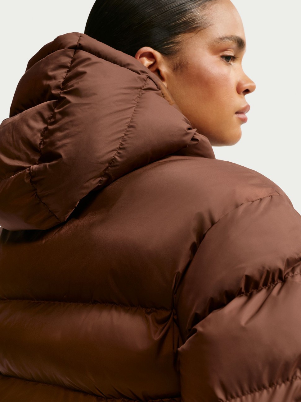 Women's jacket Nike W NK TF SYN CLSSC JKT brown IF5931-259 — photo 5