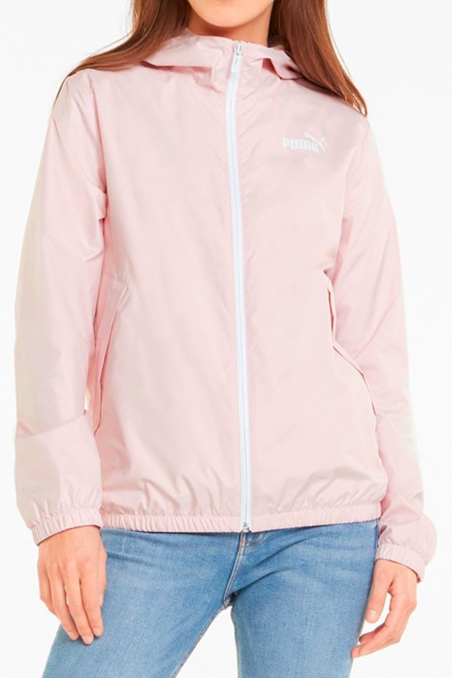 Ветровка женская Puma Ess Solid Windbreaker розовая 84749416 изображение 2