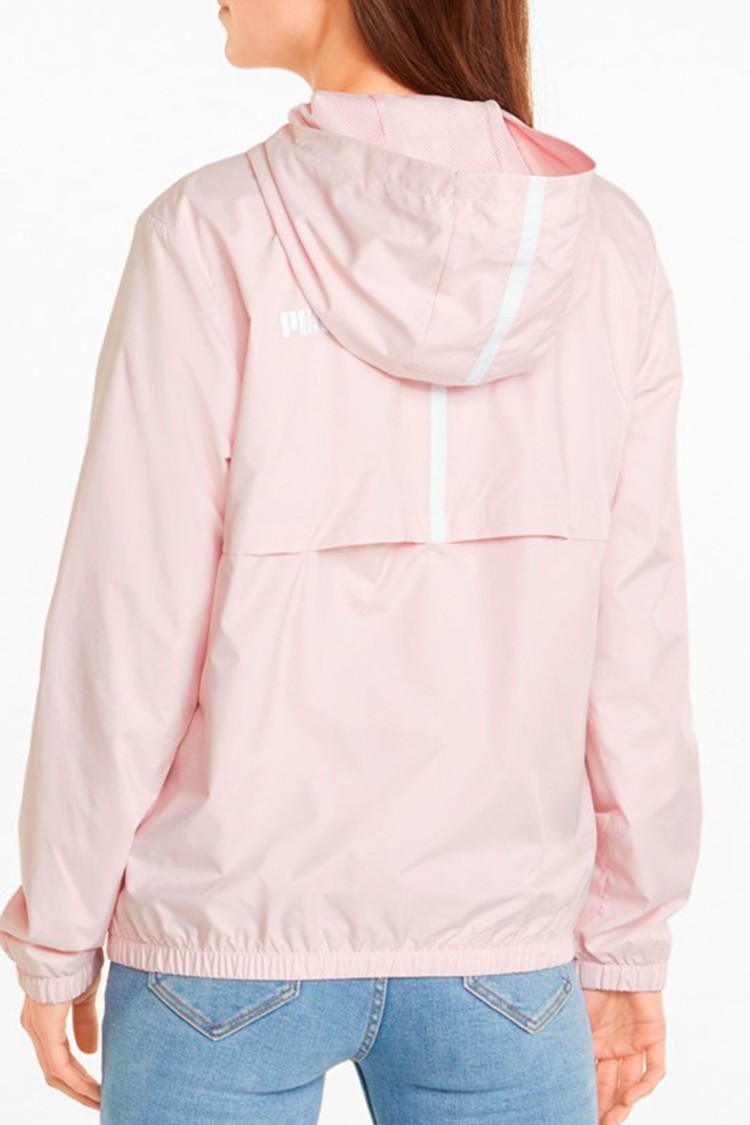 Ветровка женская Puma Ess Solid Windbreaker розовая 84749416 изображение 3