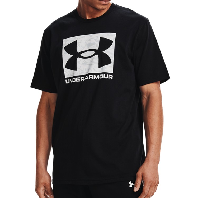 Футболка мужская Under Armour UA ABC CAMO BOXED LOGO SS черная 1361673-001 изображение 1