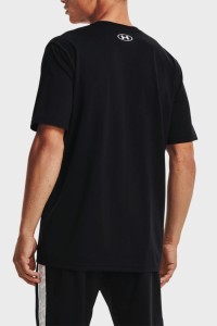 Футболка мужская Under Armour UA ABC CAMO BOXED LOGO SS черная 1361673-001 изображение 3
