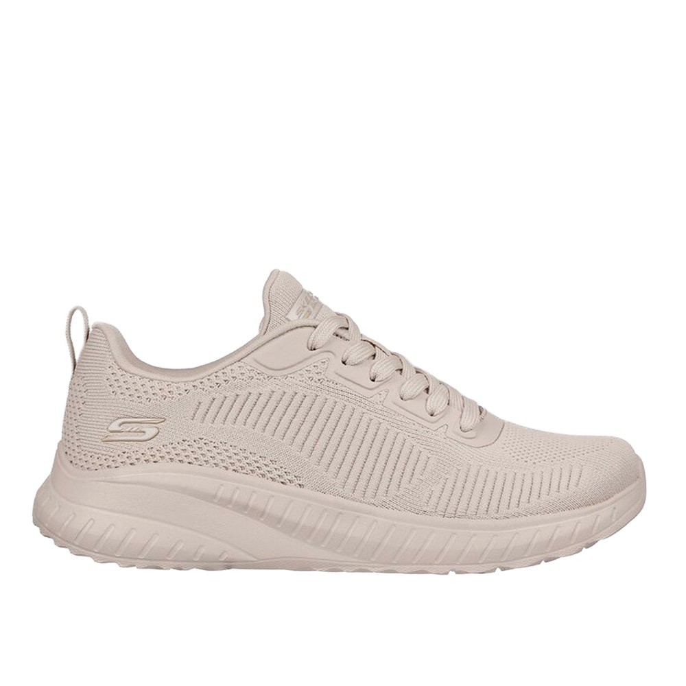 Кроссовки женские Skechers Bobs Squad Chaos бежевые 117209 NUDE изображение 1