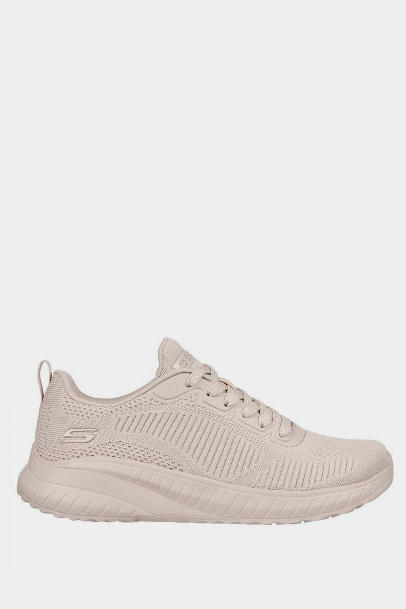 Кроссовки женские Skechers Bobs Squad Chaos бежевые 117209 NUDE изображение 2