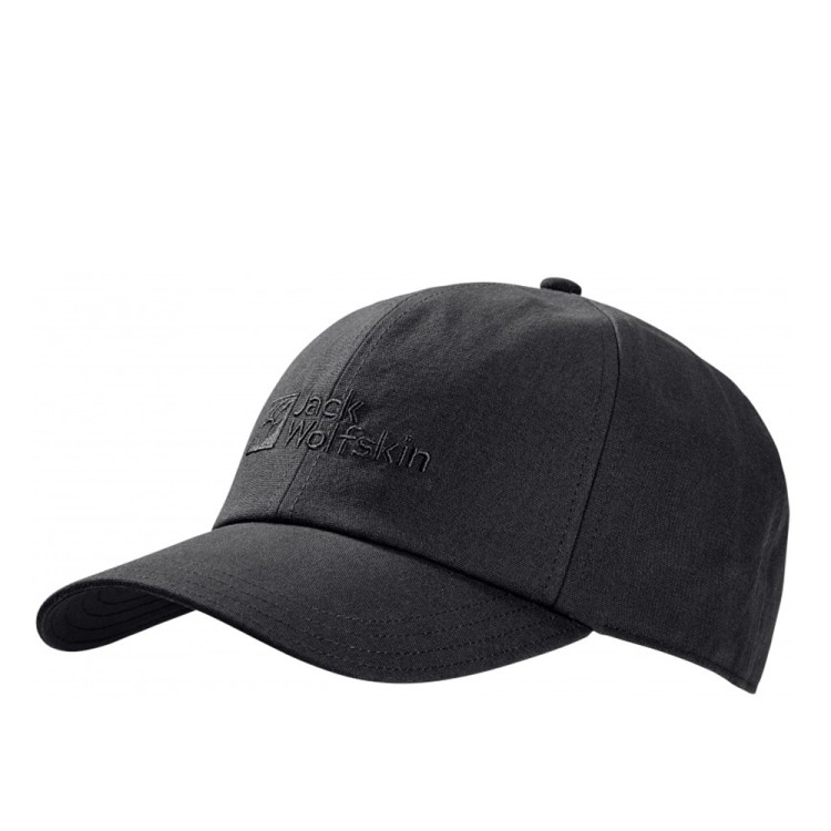 Бейсболка унісекс Jack Wolfskin BASEBALL CAP чорна 1900673-6000 изображение 1