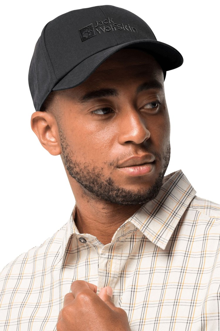 Бейсболка унісекс Jack Wolfskin BASEBALL CAP чорна 1900673-6000 изображение 2