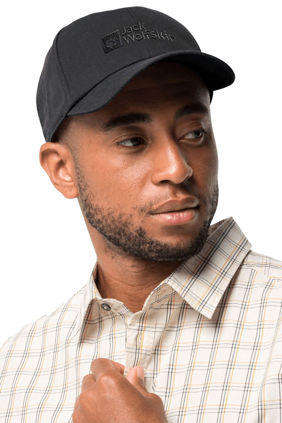 Бейсболка унісекс Jack Wolfskin BASEBALL CAP чорна 1900673-6000 — фото 2