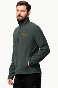 Толстовка мужская Jack Wolfskin TAUNUS FZ M зеленая 1711451-4161 изображение 2