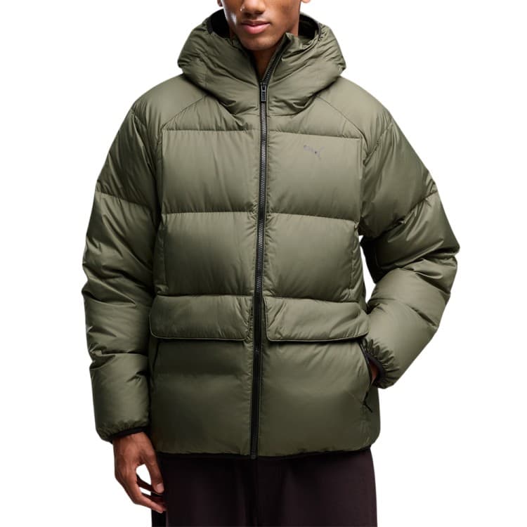 Куртка мужская Puma Hooded Down Puffer Jacket M хаки 69456586 — Sport City Куртка мужская Puma Hooded Down Puffer Jacket M хаки 69456586