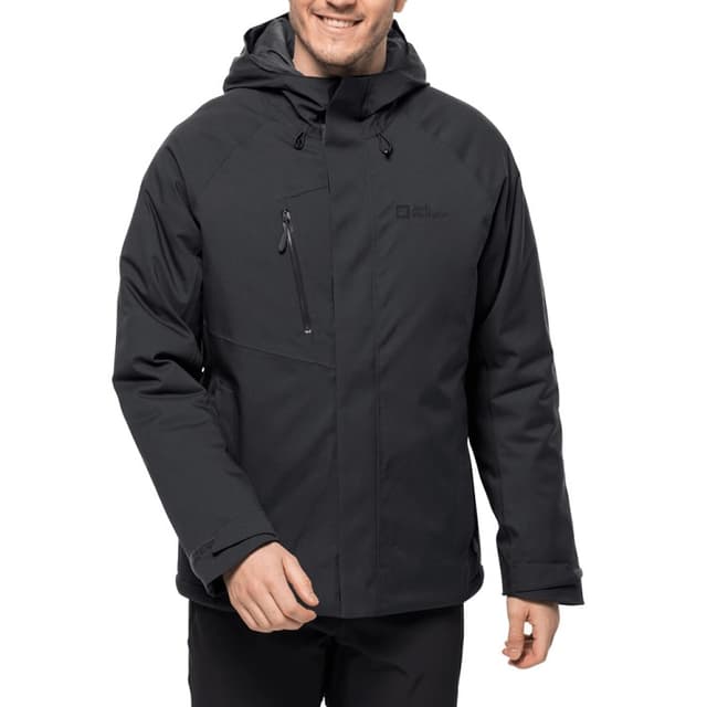 Куртка мужская Jack Wolfskin TROPOSPHERE INS JKT M черная 1115321-6000 — Sport City Куртка мужская Jack Wolfskin TROPOSPHERE INS JKT M черная 1115321-6000